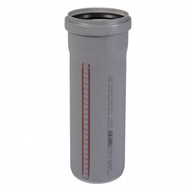 Труба внутр. канализация D 90 L 1000 OSTENDORF