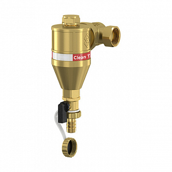 Сепаратор шлама Flamco Clean T, DN20, PN10, Kv 9 м3/час, от -10°C до +120°C